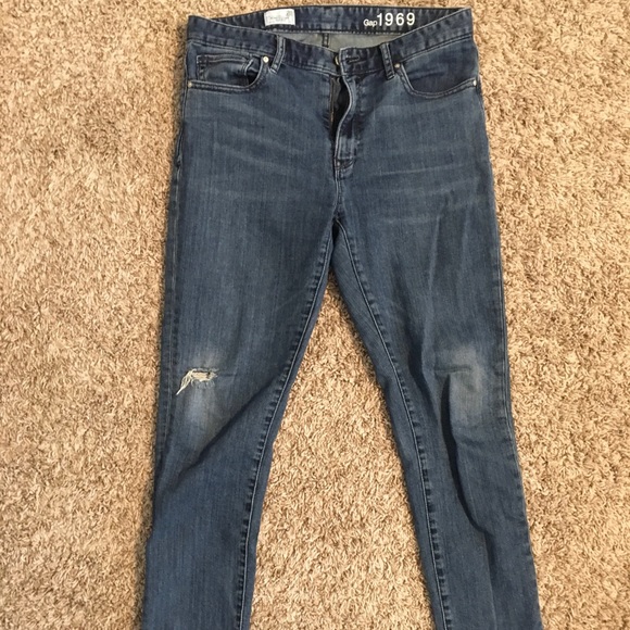 GAP Denim - Gap Skinny High Rise Ankle Jeans